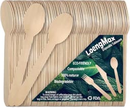 LoengMax LoengMax Einweg-Holzlöffel 100 Stück