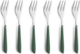Kuppels Kuppels Prisma Kuchengabeln 6-teilig Tannengrün