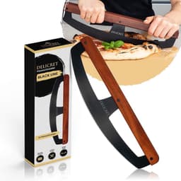 DELICRET DELICRET Pizza Wiegemesser 38 cm
