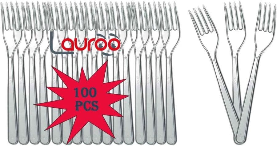 Lauroo Dessertgabeln 100 Stück