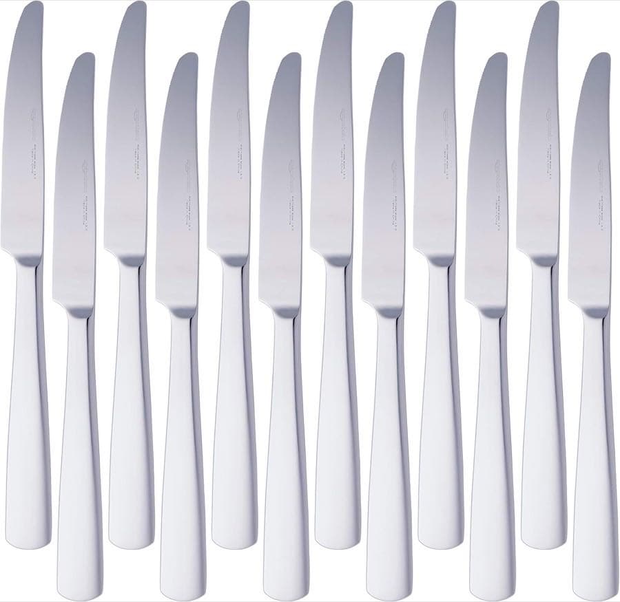 Amazon Basics Tafelmesser eckig 12er