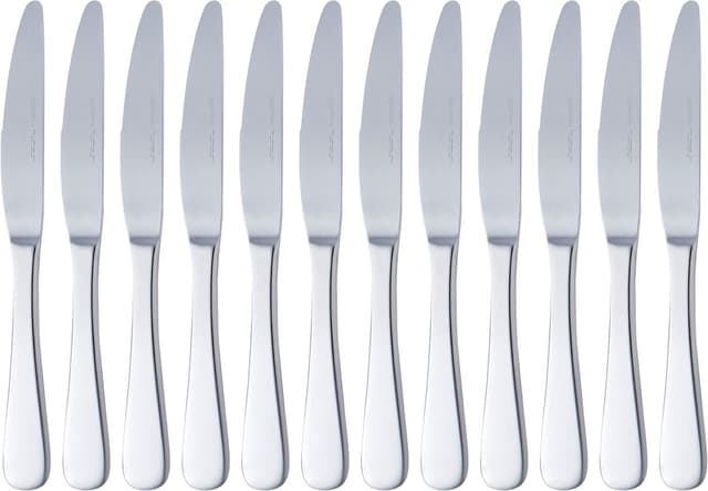 Amazon Basics Tafelmesser abgerundet 12er