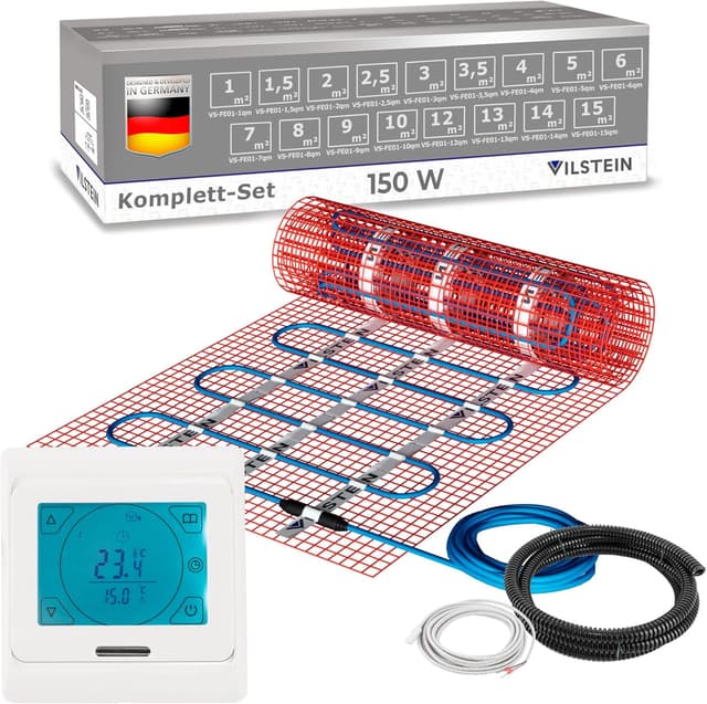 VILSTEIN 150 W/m² Komplettset 1 m²