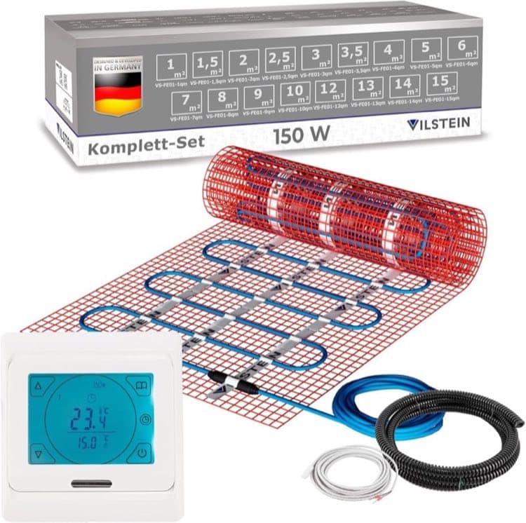 VILSTEIN · Heizmatte · 150 W/m² · 1 m²