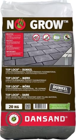Dansand Dansand · Ohne Unkraut / TOP LOCK · Anthrazit · 20 kg