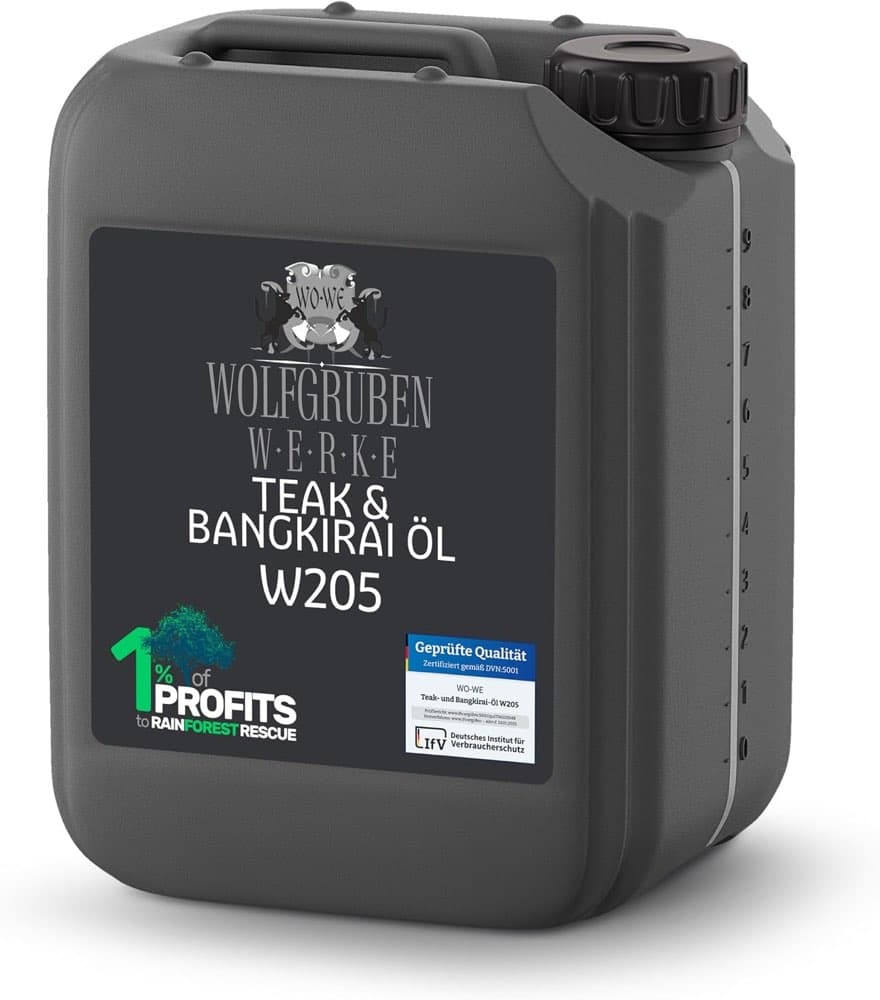 WO-WE · Teak- & Bangkirai-Öl W205 · 5 L