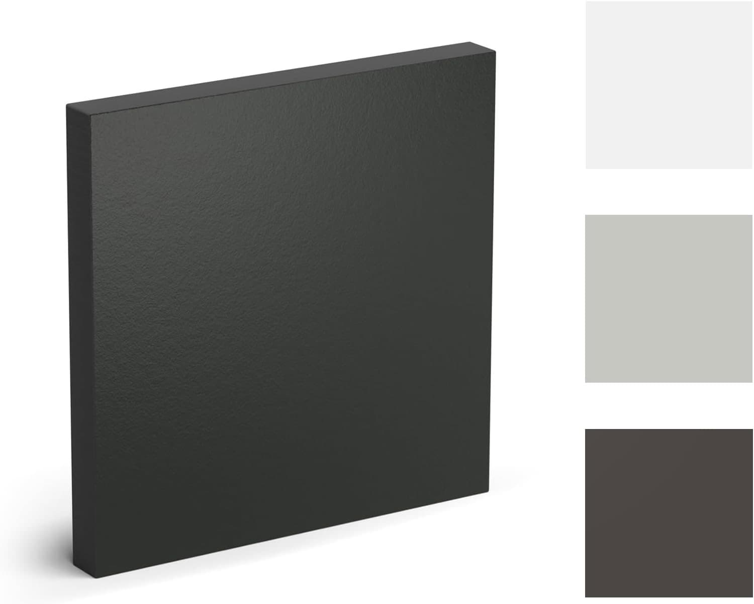 Pontus HPL 50×70 cm 10 mm Schwarz