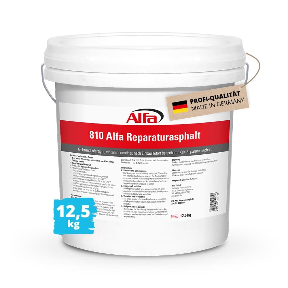 Alfa · Reparaturasphalt · 12,5 kg