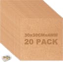 GBACHOOSE · Korkplatten 30 × 30 cm