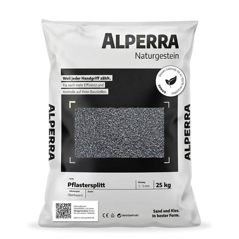 ALPERRA Pflastersplitt 2–5 mm 25 kg