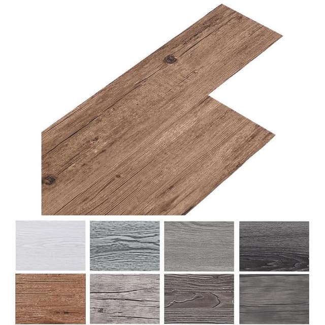 INMOZATA · Vinylboden Braun 2 mm