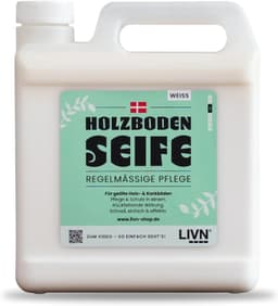 LIVN Holzbodenseife Weiß 2,5 L