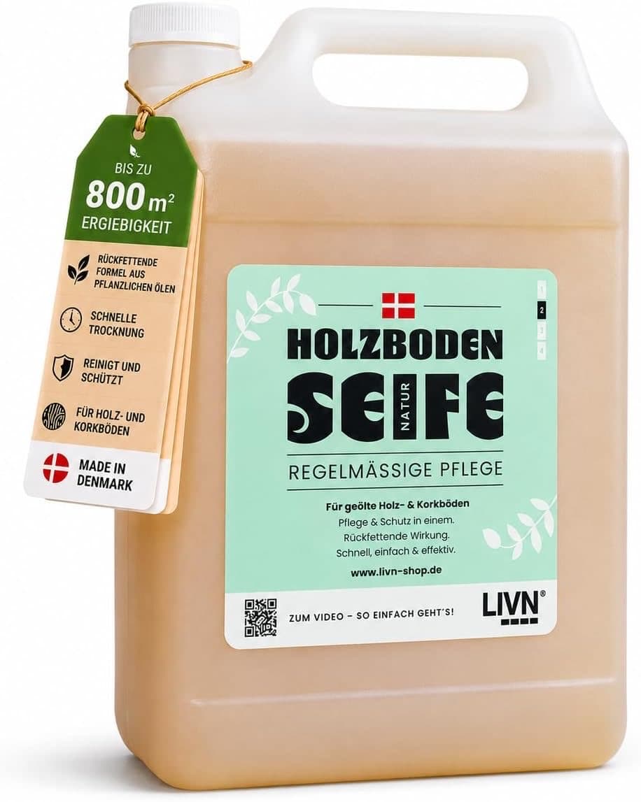 LIVN Holzbodenseife Natur 5 L