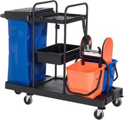 HOMCOM HOMCOM Wischwagen mit Presse