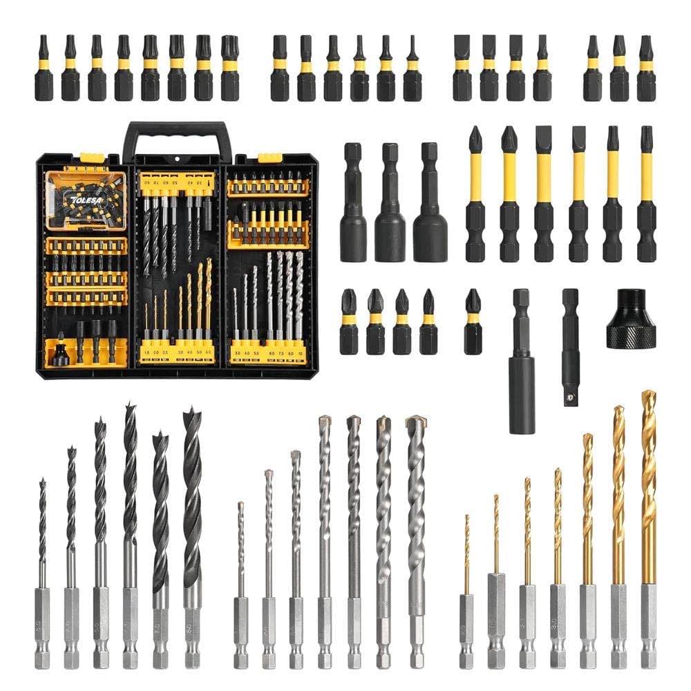 TOLESA 105tlg. Bohrer- und Bit-Set