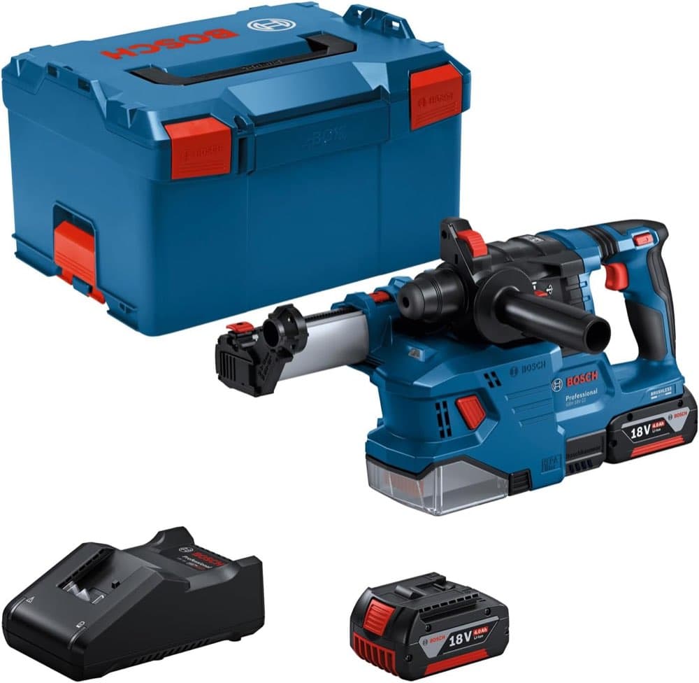 Bosch Professional GBH 18V-22 (2×4,0 Ah + GDE)