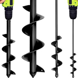 LYFETC LYFETC Erdbohrer-Set 4×42 & 9×40 cm