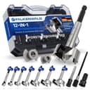 FALKENWALD Forstnerbohrer Set mit Koffer und Adapter