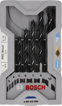 Bosch Bosch Professional Holzspiralbohrer 7-tlg. Ø 3–10 mm
