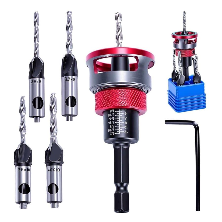 KihhonTech 6 tlg Senkbohrer Set