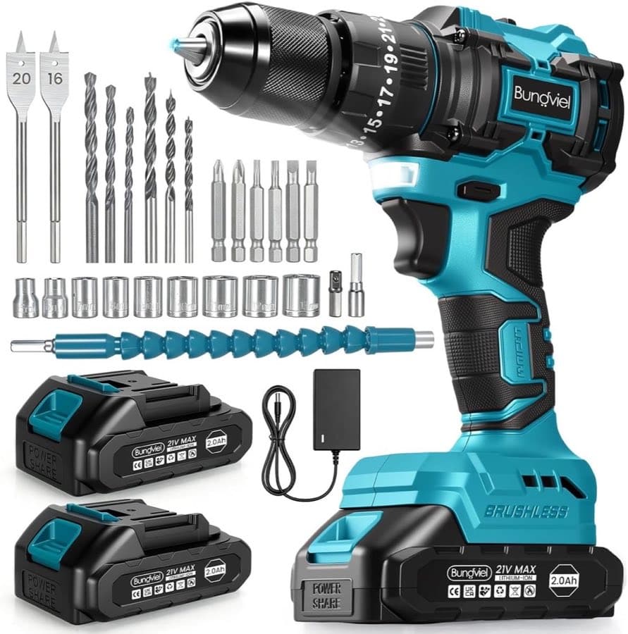 Bundviel 21V Set (Makita-kompatibel)
