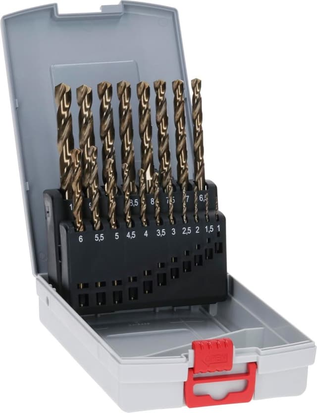Bosch Professional HSS-Cobalt ProBox 19-tlg. 1–10 mm