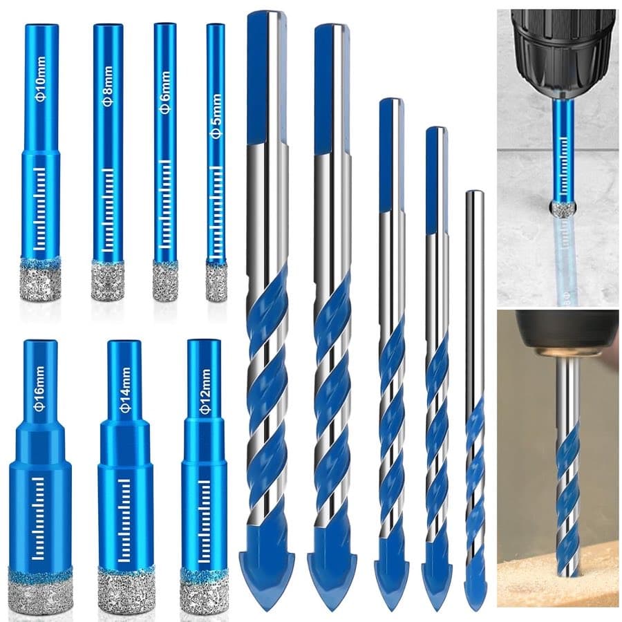 QLOUNI Diamant-/Hartmetall-Set 12-tlg.