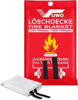 vuwo vuwo Löschdecke 1×1 m, 1 Stück