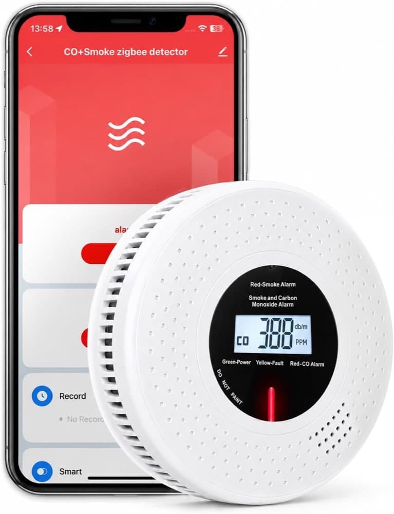 MOES Zigbee Rauch- und CO-Melder