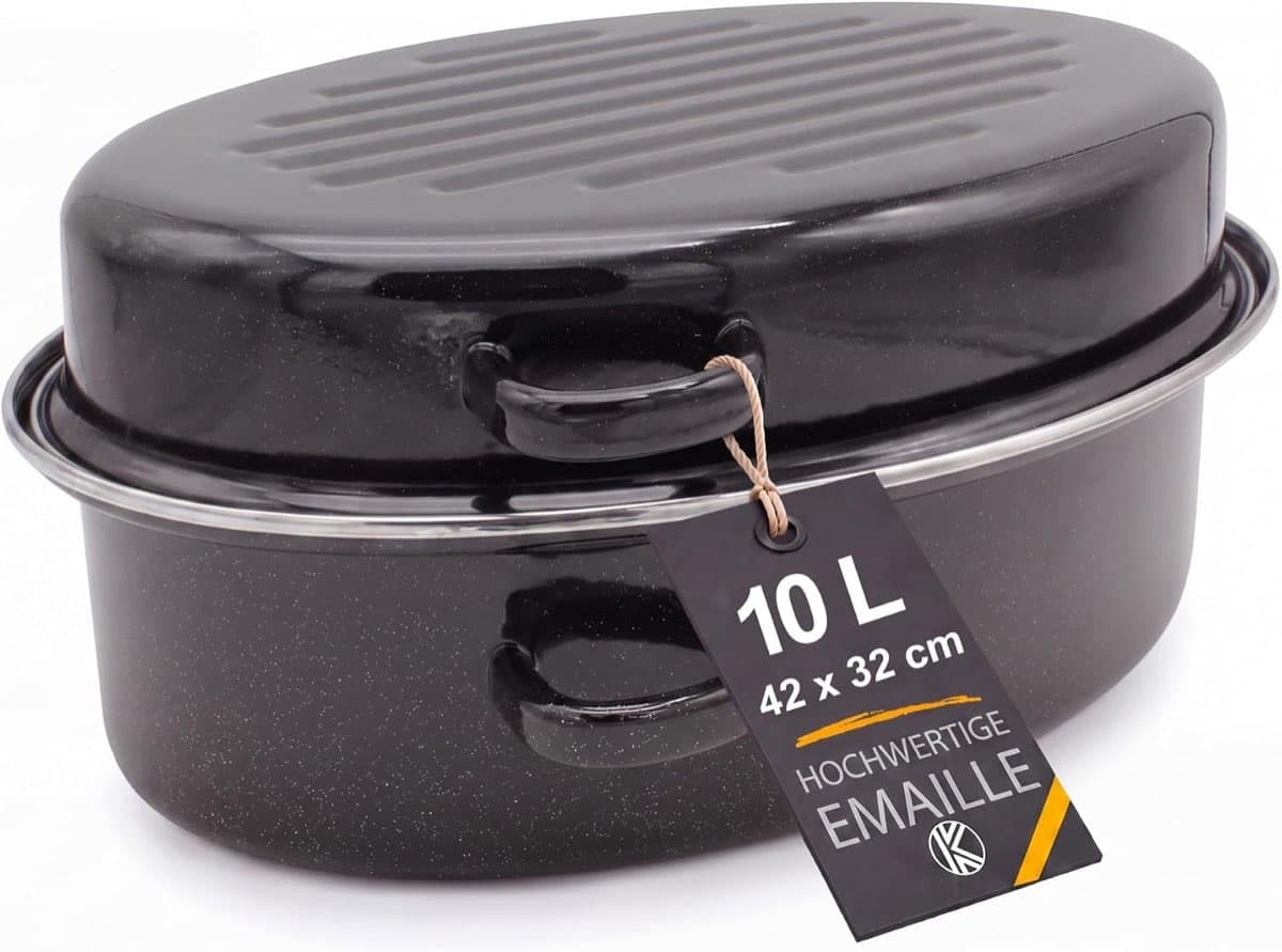 Krüger Gansbräter 10 l mit Chromrand