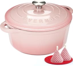 Overmont Emaille 26 cm Rosa
