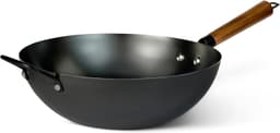 Amazon Basics Amazon Basics Wok 32 cm vorgebrannt