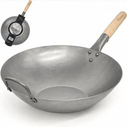 Homira Homira Wok 36 cm Flachboden