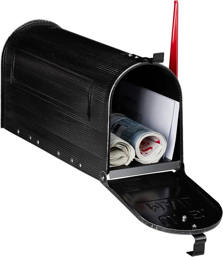 Relaxdays US Mailbox Stahl