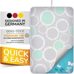smart&gentle Bügeldecke 100×65 Grau