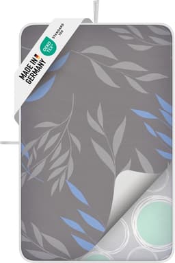 smart&gentle Bügeldecke 100×65 Blaugrau