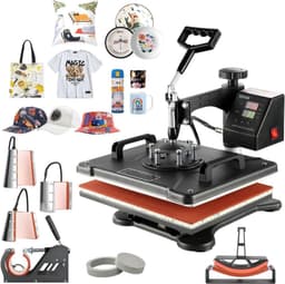 VEVOR Transferpresse 30×38 cm 8-in-1