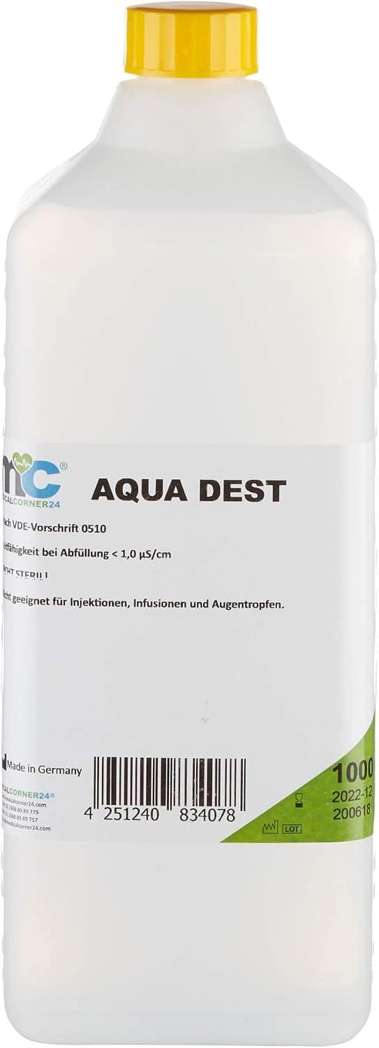 Medicalcorner24 Aqua Dest 1 l