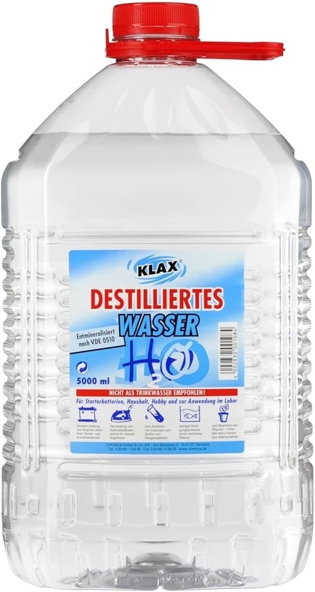 Chemica Destilliertes Wasser 15 l (3×5 l)