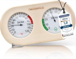 WASSERFELD WASSERFELD Sauna-Thermometer · Holz 2in1