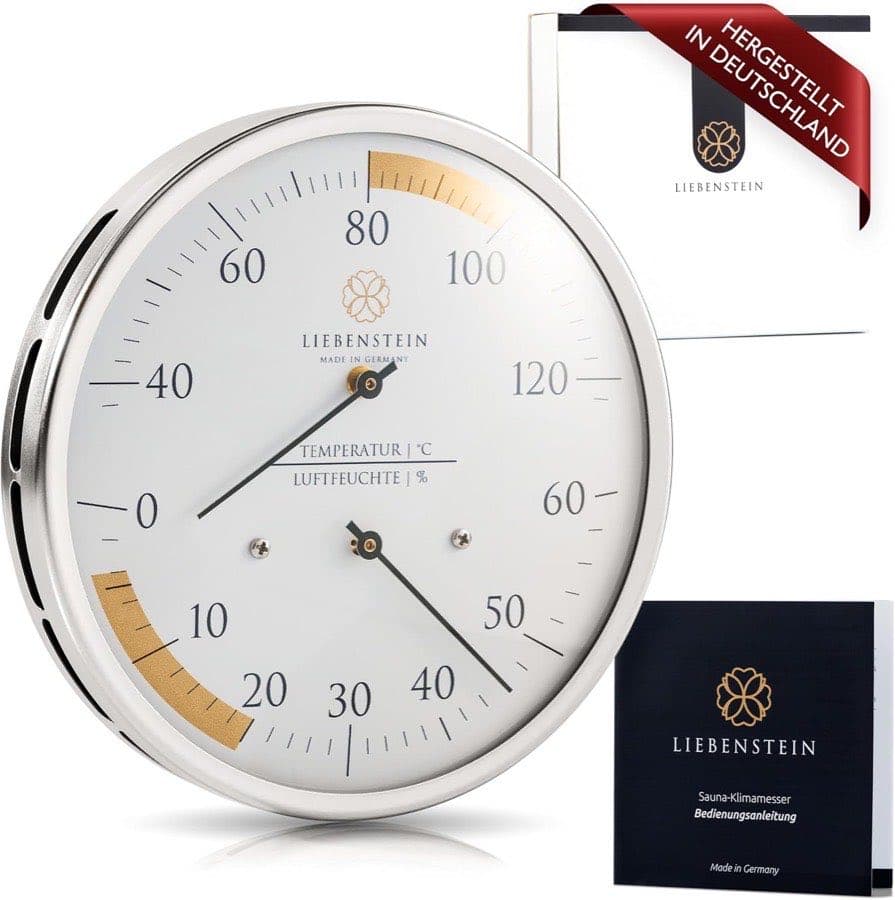 Liebenstein Thermo-Hygrometer · Edelstahl