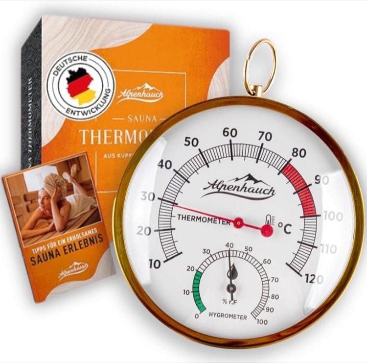 ALPENHAUCH Thermo-Hygrometer · Glas