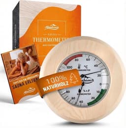 ALPENHAUCH ALPENHAUCH Holz · Thermo-Hygrometer