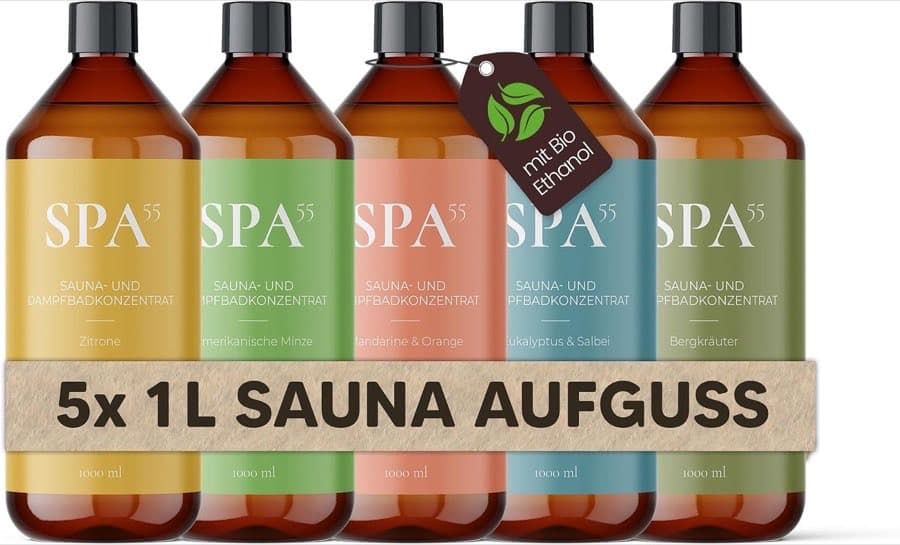 SPA55 Saunaaufguss · 5×1 L Set