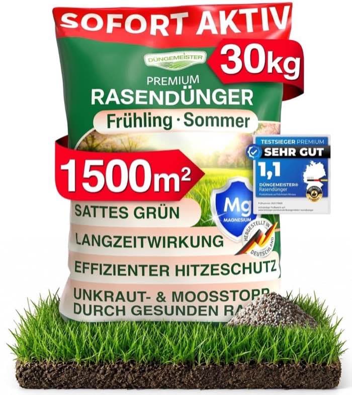 DÜNGEMEISTER Rasendünger Sommer · 30 kg