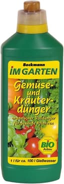 Beckmann Bio-Flüssigdünger · Gemüse und Kräuter