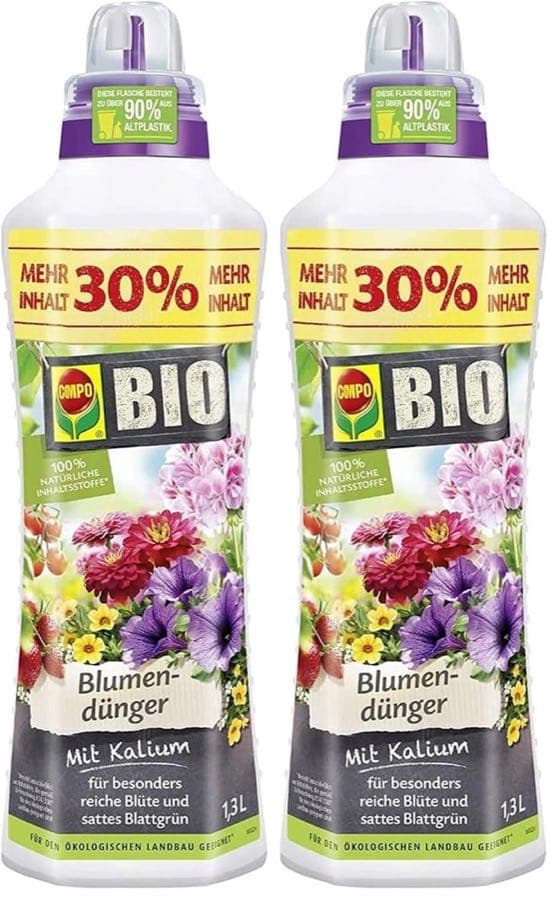 Compo Bio Blumendünger · Doppelpack (2 × 1,3 l)