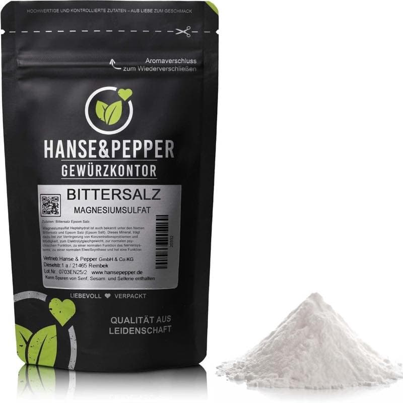 Hanse&Pepper Bittersalz · 1 kg Food Grade