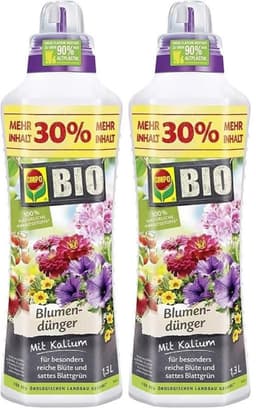 Compo COMPO Bio · Blumendünger · 2×1,3 L