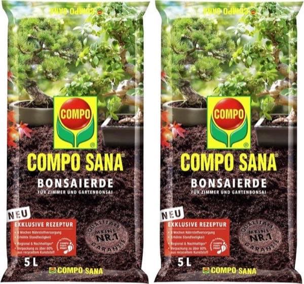 COMPO SANA Bonsaierde · 2 × 5 L